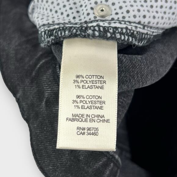 La Vie Rebecca Taylor Raw Hem Straight Leg Jeans Size 30 - Picture 6 of 6